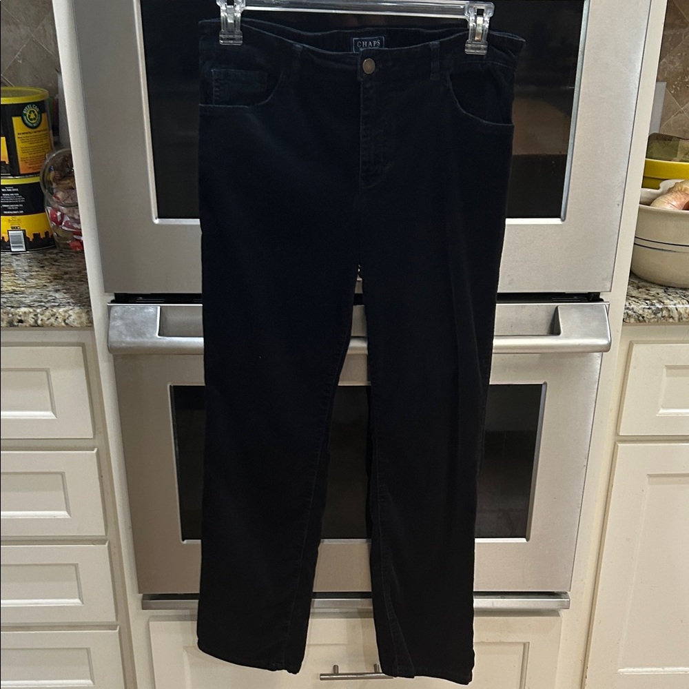 Chaps Black Corduroy Pants